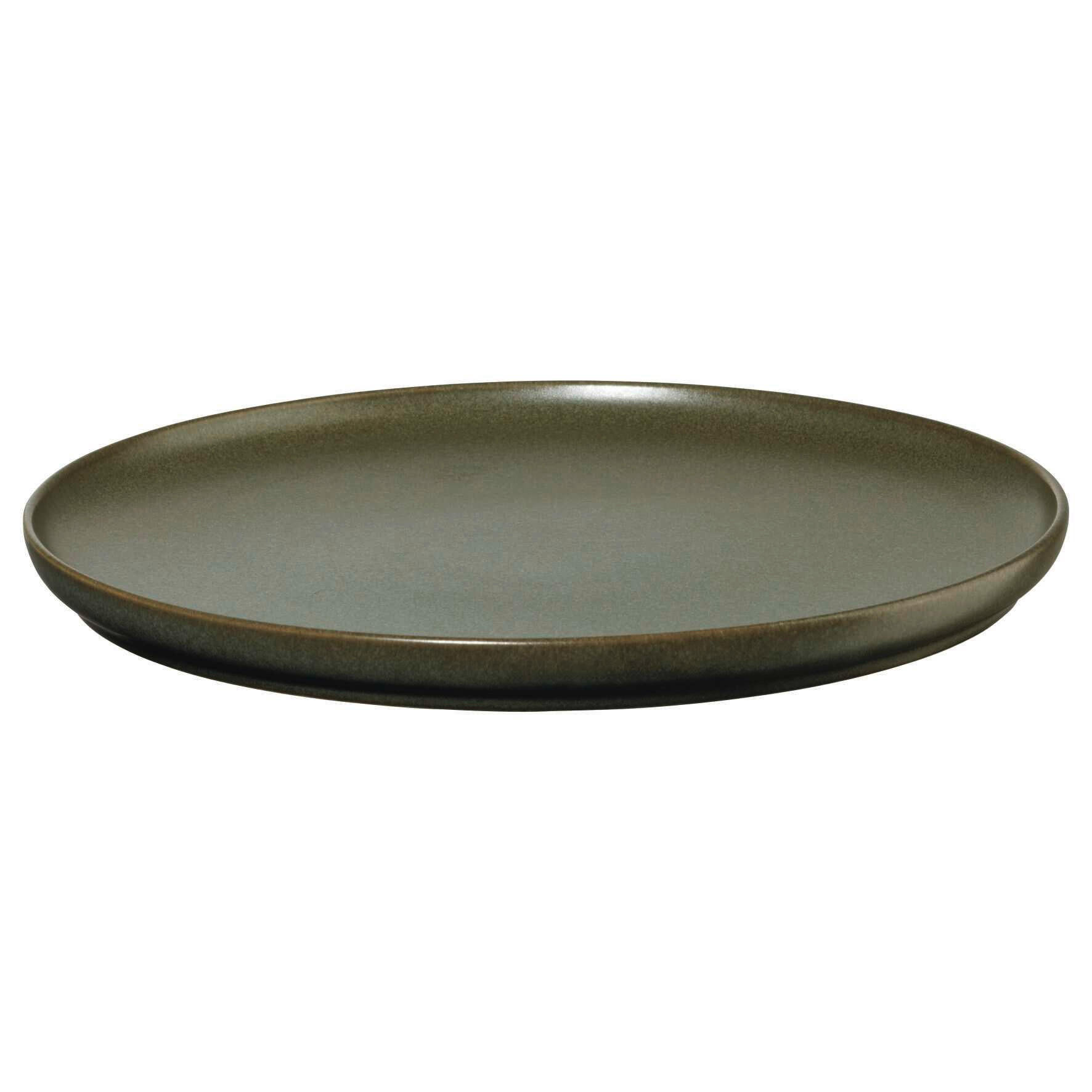 SPEISETELLER Dunkelgrün 26,5/1,5 cm COPPA NORI  - Dunkelgrün, Design, Keramik (26,5/1,5cm) - ASA