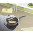 PFANNE 28 cm - Klar/Schwarz, Basics, Glas/Metall (28cm) - BALLARINI