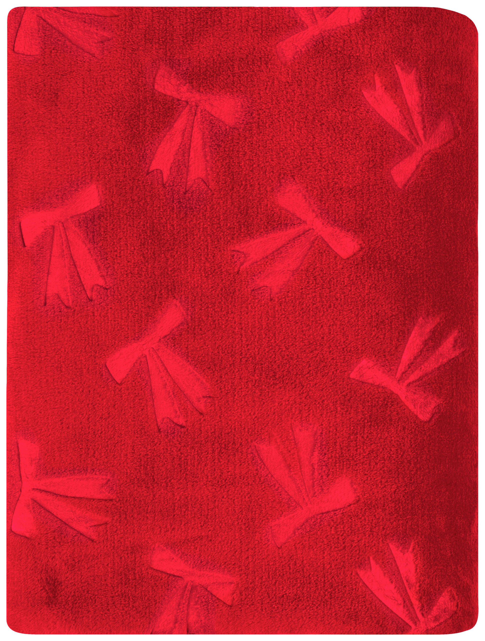 Pătură 150/200 cm  - roșu, Basics, textil (150/200cm) - MISTRAL