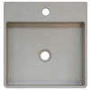WASCHBECKEN 42/13/42 cm  - Hellgrau, Basics, Stein (42/13/42cm) - Linea Natura