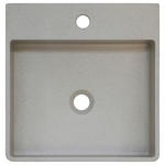 WASCHBECKEN 42/13/42 cm  - Hellgrau, Basics, Stein (42/13/42cm) - Linea Natura