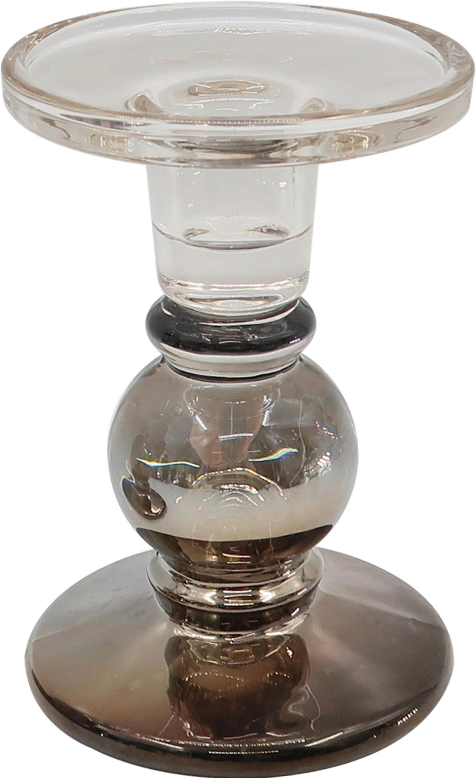 SVIJEĆNJAK staklo - siva, Basics, staklo (9/12,5cm) - Ambia Home