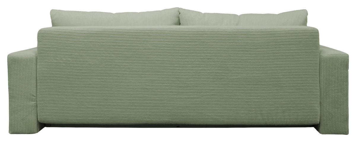 ROZKLADACIA POHOVKA, textil, zelená - zelená/strieborná, Design, textil/plast (232/88/105cm) - MID.YOU