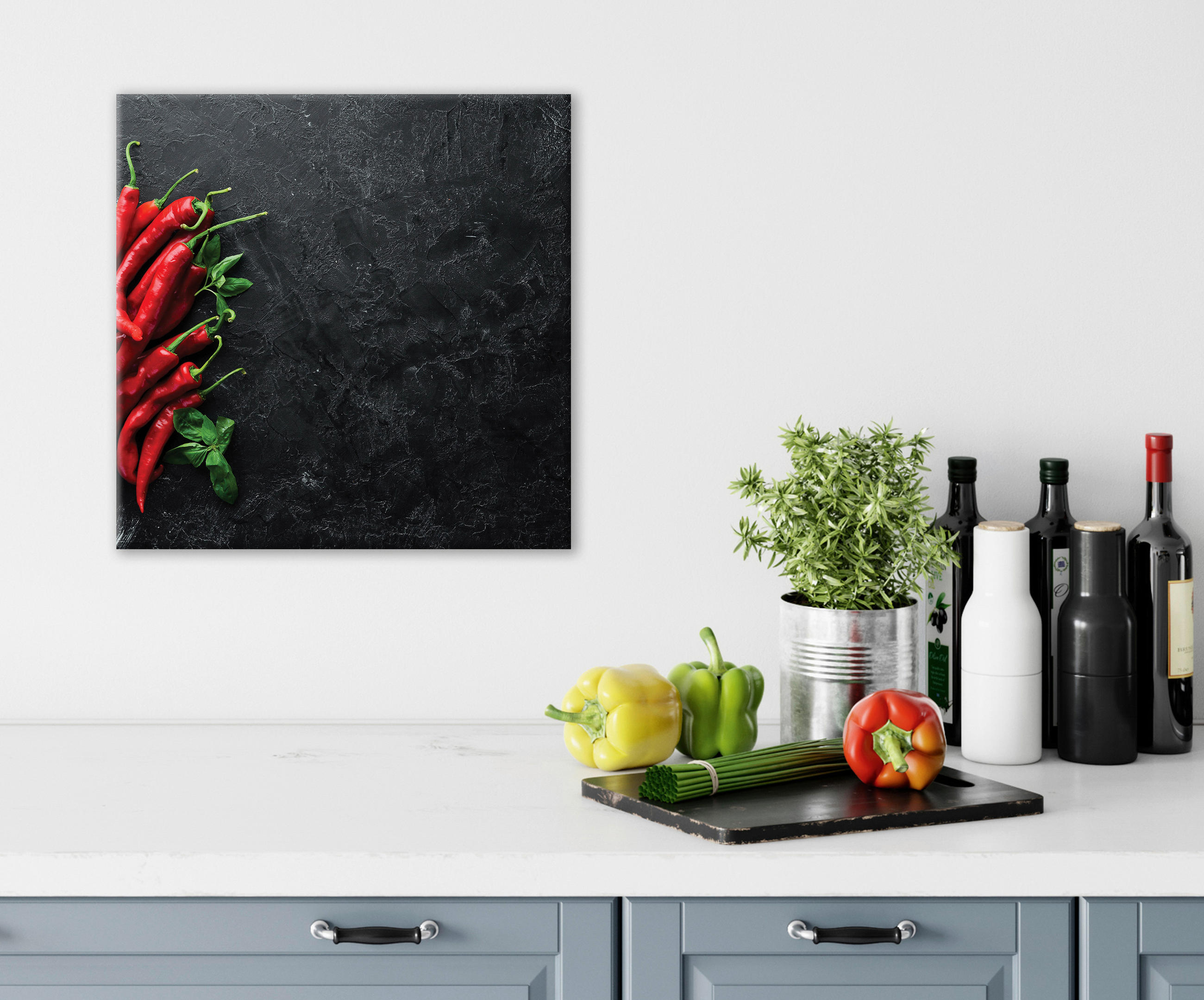 Magnettafel Aus Glas, 50x50 Cm – Beschreibbar, Mit Magneten & Stift, Schwarz