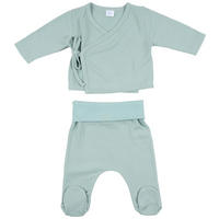 WICKELBODY-SET  - Grün, Basics, Textil (62null) - Avelia