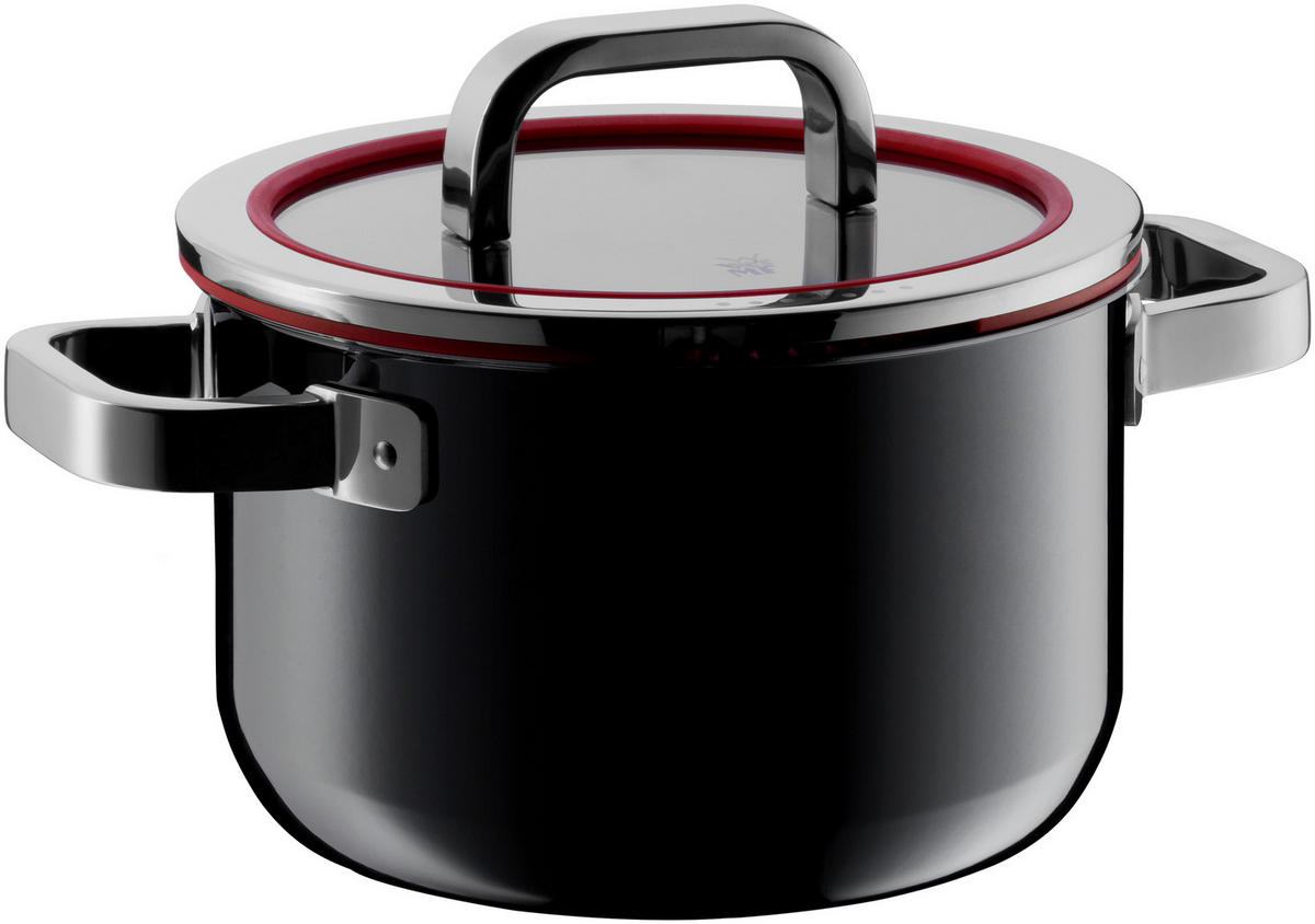 LONAC ZA KUHANJE  3,7 l  Fusiontec Functional  - crna, Basics, staklo/metal (20cm) - WMF