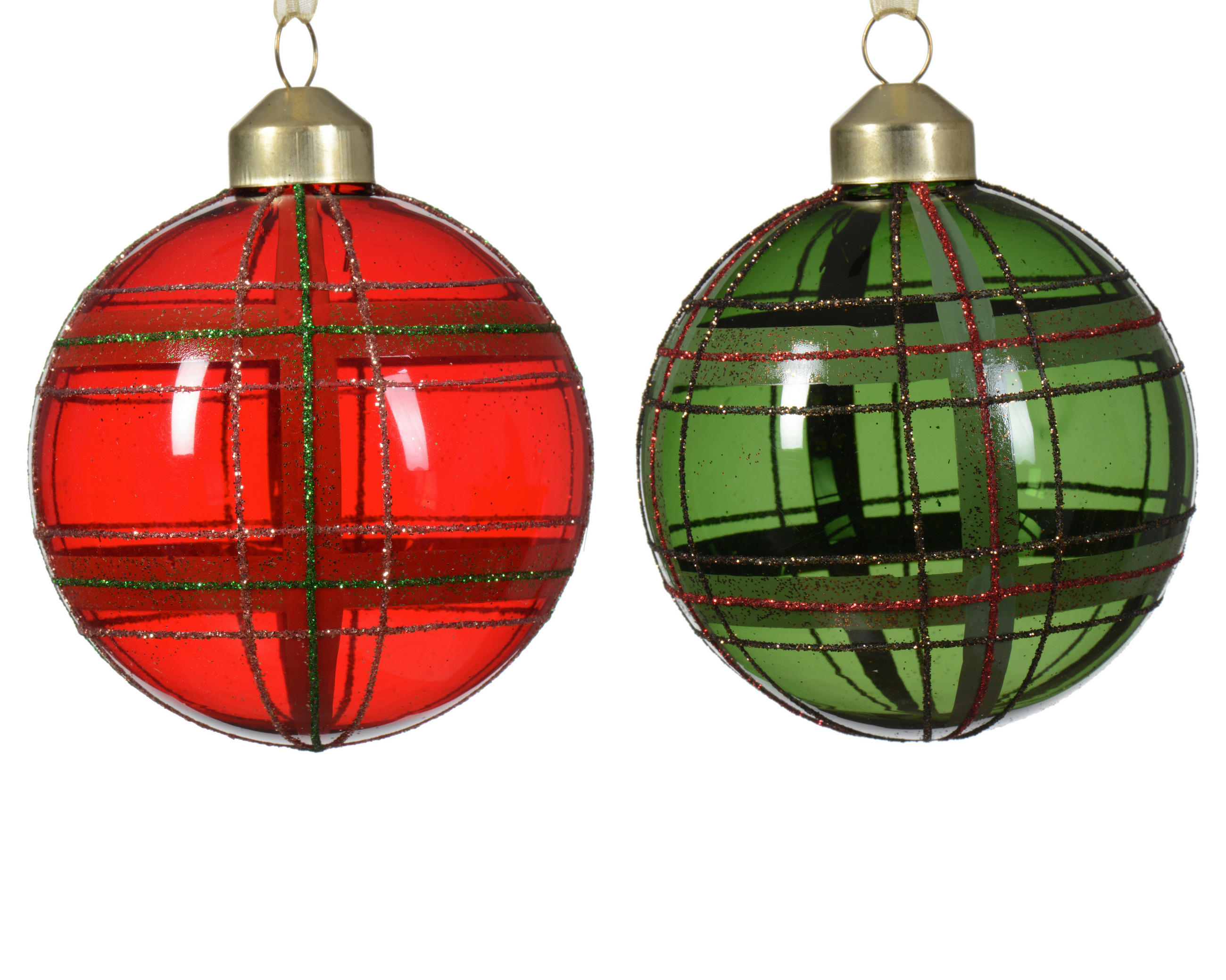CHRISTBAUMKUGEL 8/8/8 cm  - Multicolor, Basics, Glas (8/8/8cm)