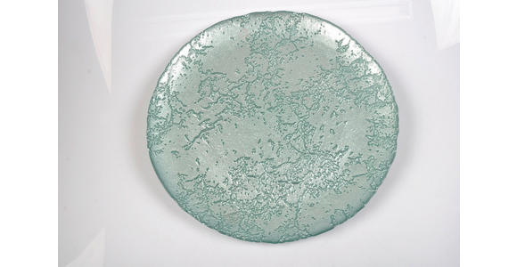 PLATZTELLER Glas - Mintgrün, Trend, Glas (33cm) - Novel
