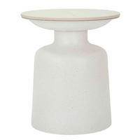 COUCHTISCH Weiß  - Weiß, Basics, Keramik/Metall (40/47/40cm)