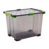 BOX MIT DECKEL EVO SAFE  - Anthrazit, KONVENTIONELL, Kunststoff (59/39,5/41,2cm) - Rotho