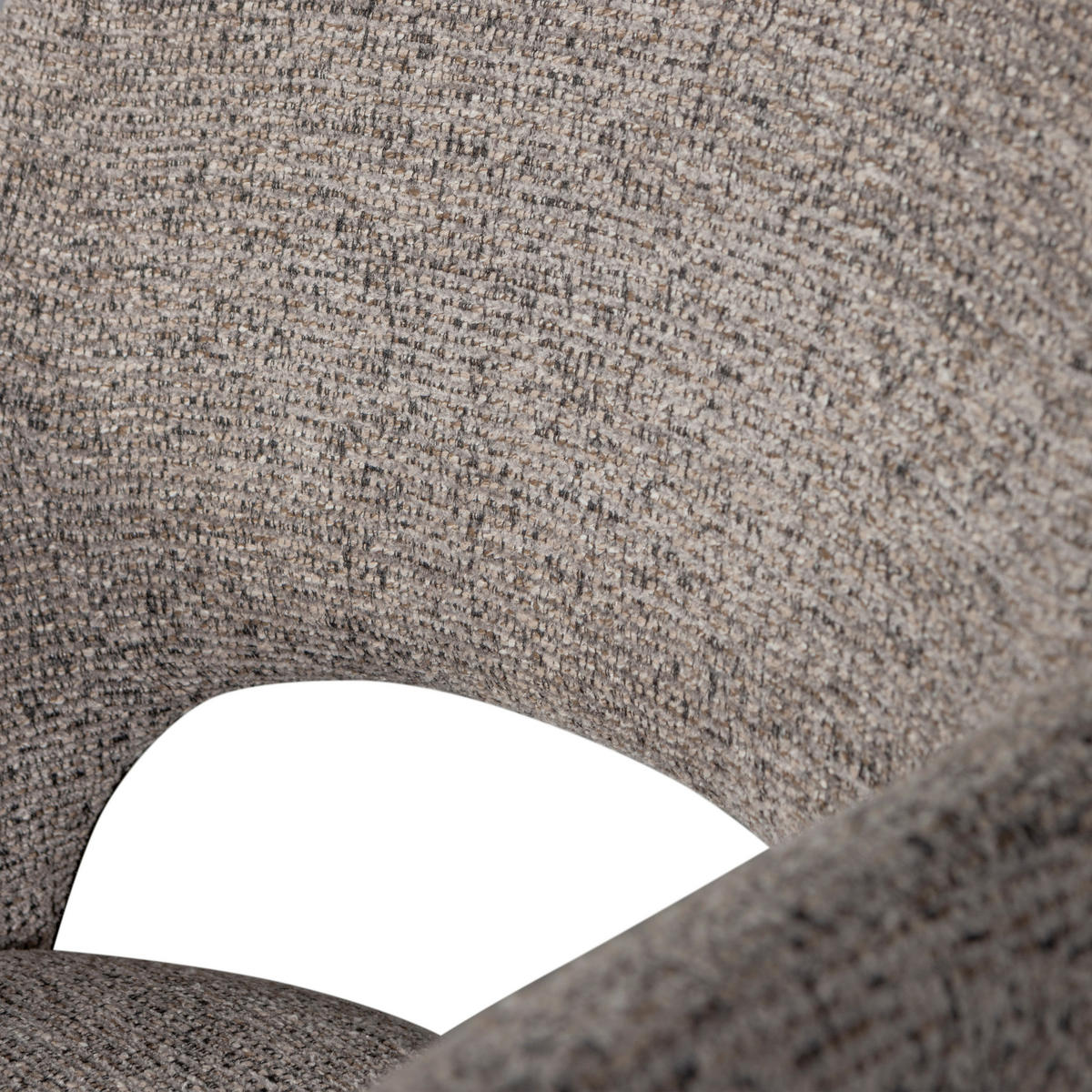 ARMLEHNSTUHL-SET 2 Stück  in Chenille, Webstoff  - Taupe/Naturfarben, MODERN, Holz/Textil (61/86/60cm) - Livetastic