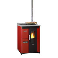 SPIS FÖR FAST BRÄNSLE  - röd, Basics, metall (60/92/62cm)