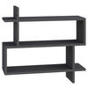 WANDBOARD in 70/65/22 cm Anthrazit  - Anthrazit, Design, Holzwerkstoff (70/65/22cm) - Livetastic