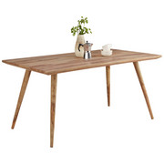 ESSTISCH in Holz 160/90/76 cm - Sheeshamfarben, Trend, Holz (160/90/76cm) - Linea Natura