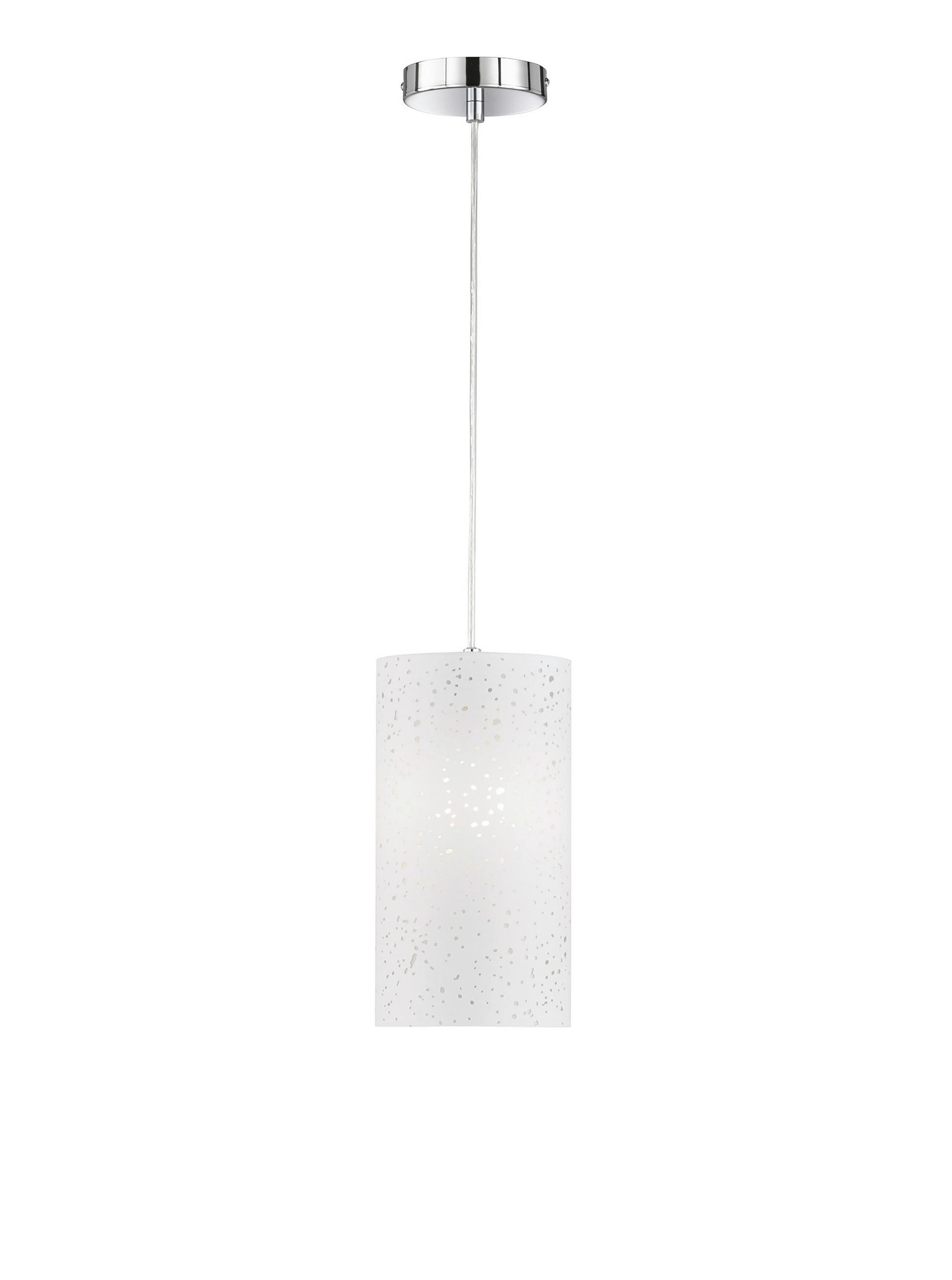 Fischer & Honsel Hängeleuchte Weiß, Chrom 150 cm