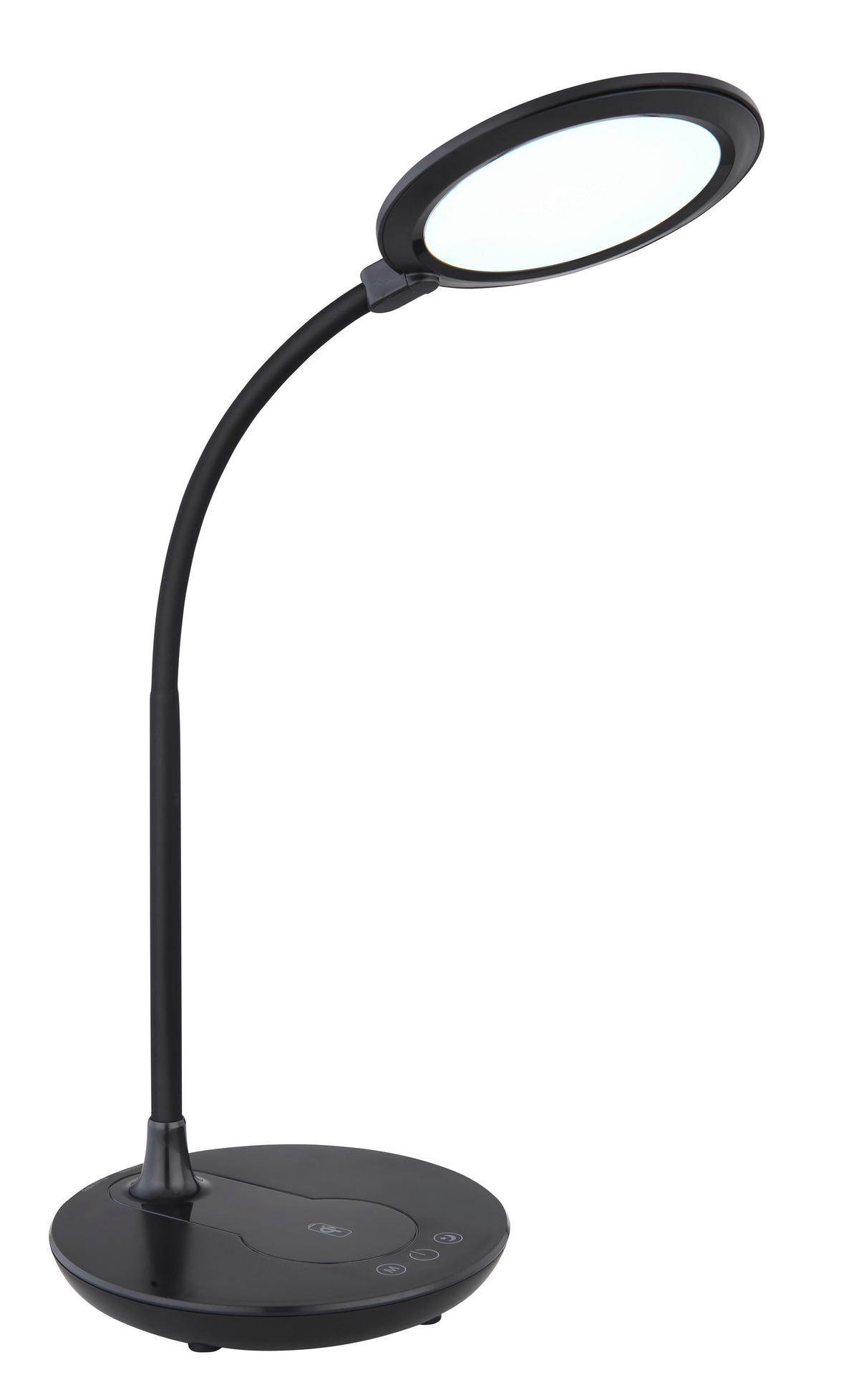 STONA LED LAMPA - crna, Osnovno, plastika (33/17/54cm)