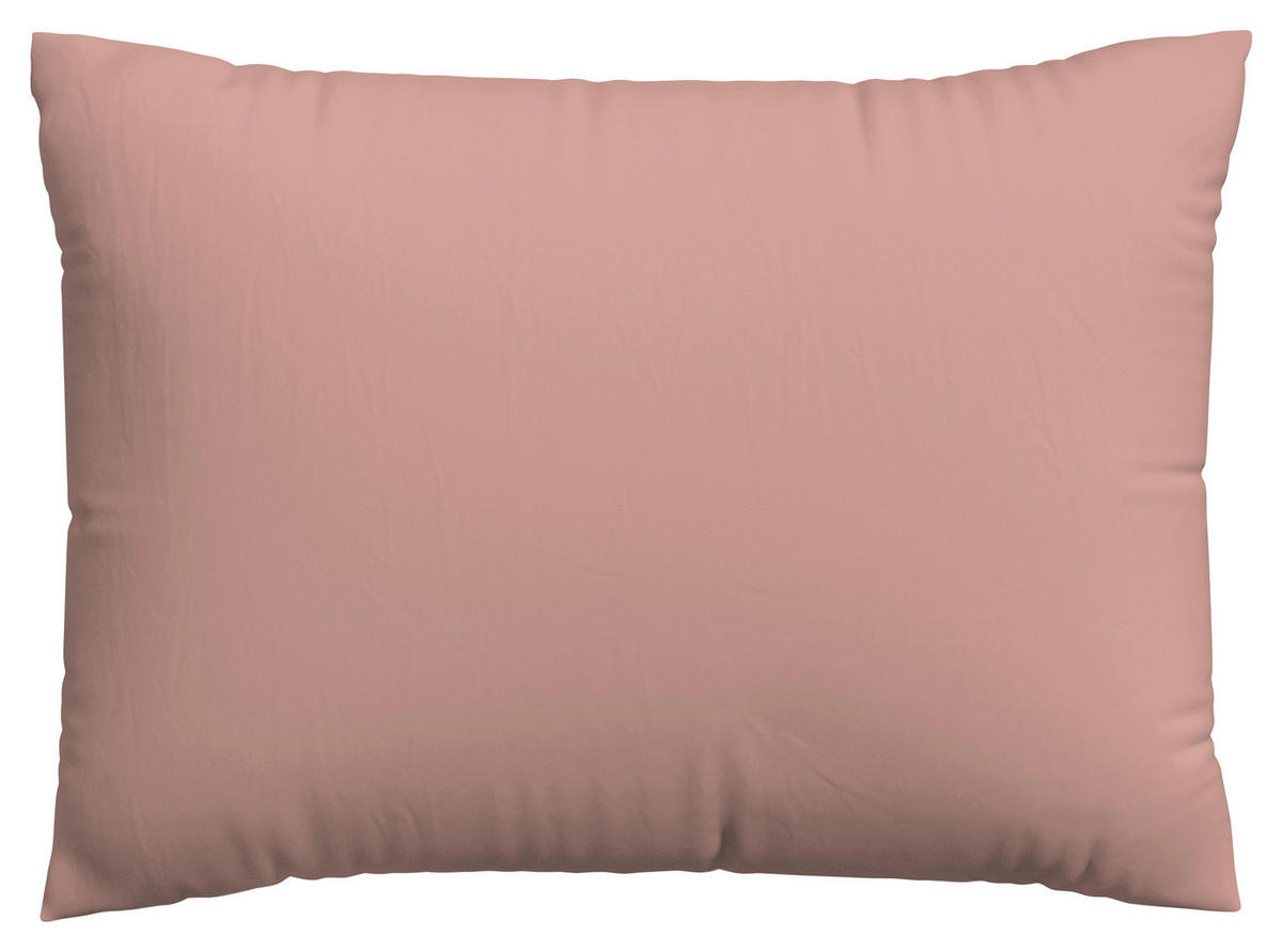 KOPFPOLSTERBEZUG EASY JERSEY 60/80 cm  - Altrosa, Basics, Textil (60/80cm) - Schlafgut