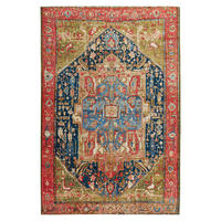 In- und Outdoorteppich 80/150 cm Multicolor, Rot  - Rot/Multicolor, Design, Textil (80/150cm) - Obsession