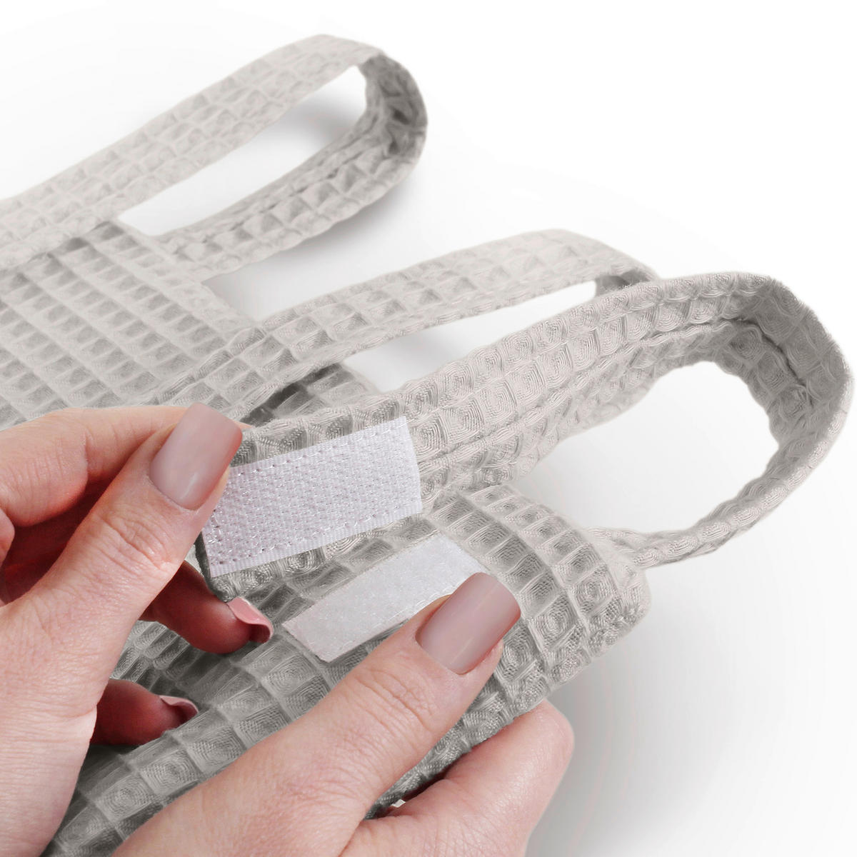 BETTTASCHE - Grauweiß, Basics (38/28/2,5cm) - Babybay