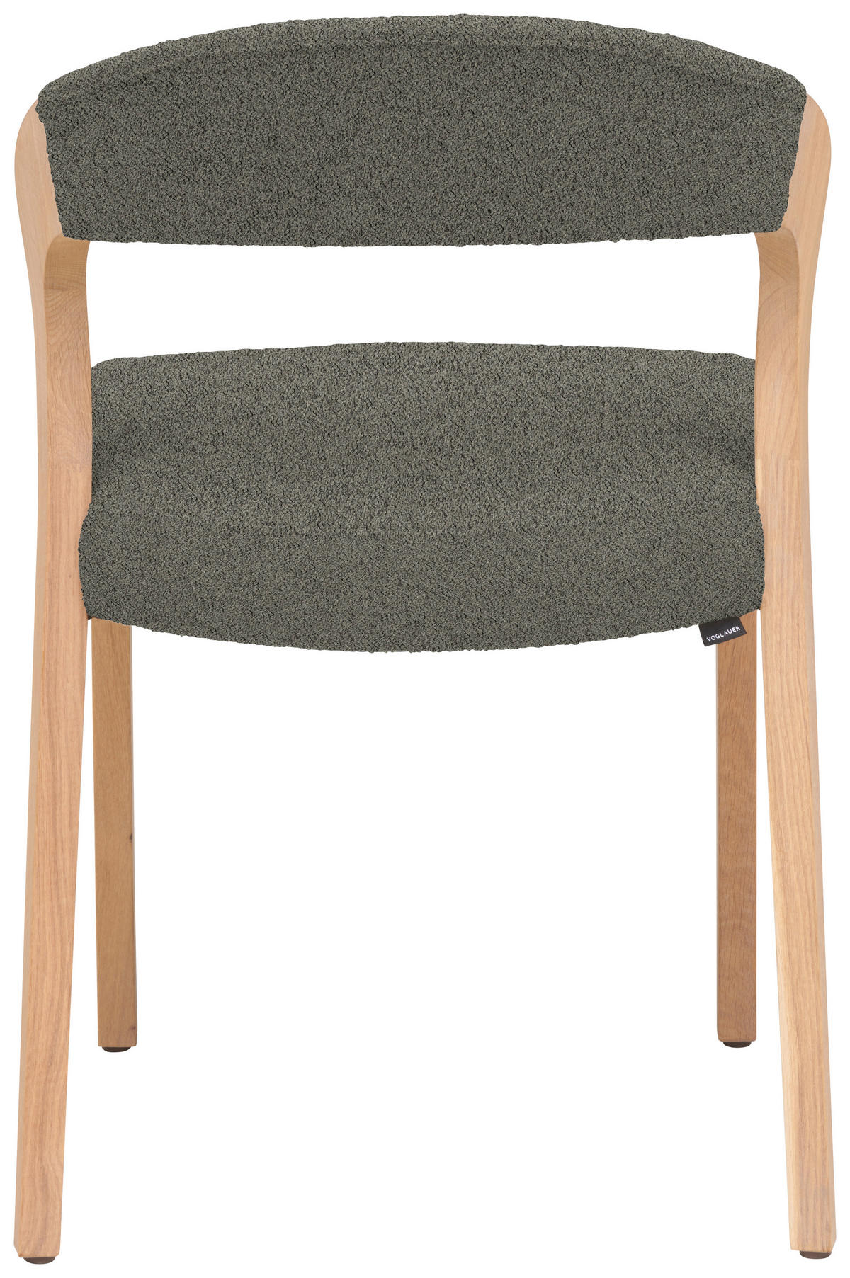 STUHL in Holz, Textil Wildeiche, Graubraun  - Wildeiche/Graubraun, Natur, Holz/Textil (55/79,5/55cm) - Voglauer