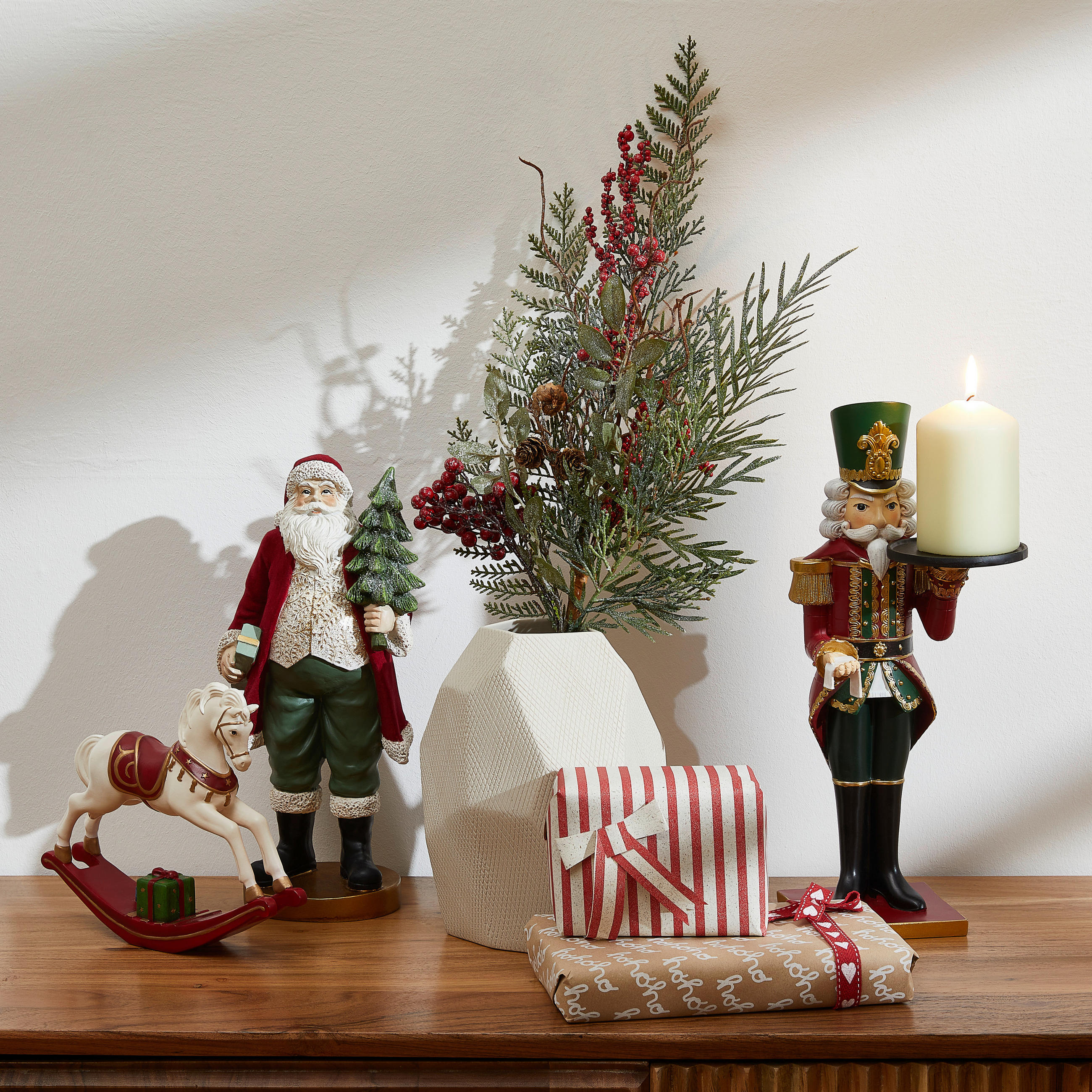 BÜNDEL  - Rot/Grün, KONVENTIONELL, Kunststoff (70,00/20,00/8,00cm) - X-Mas