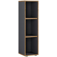 AKTENREGAL 30/110/33 cm  - Honigeiche/Anthrazit, Design, Holzwerkstoff/Kunststoff (30/110/33cm) - MID.YOU