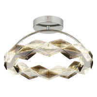 LED-TAKLAMPA 24 W 37,5/21,5 cm  - klar, Design, metall/plast (37,5/21,5cm) - Globo