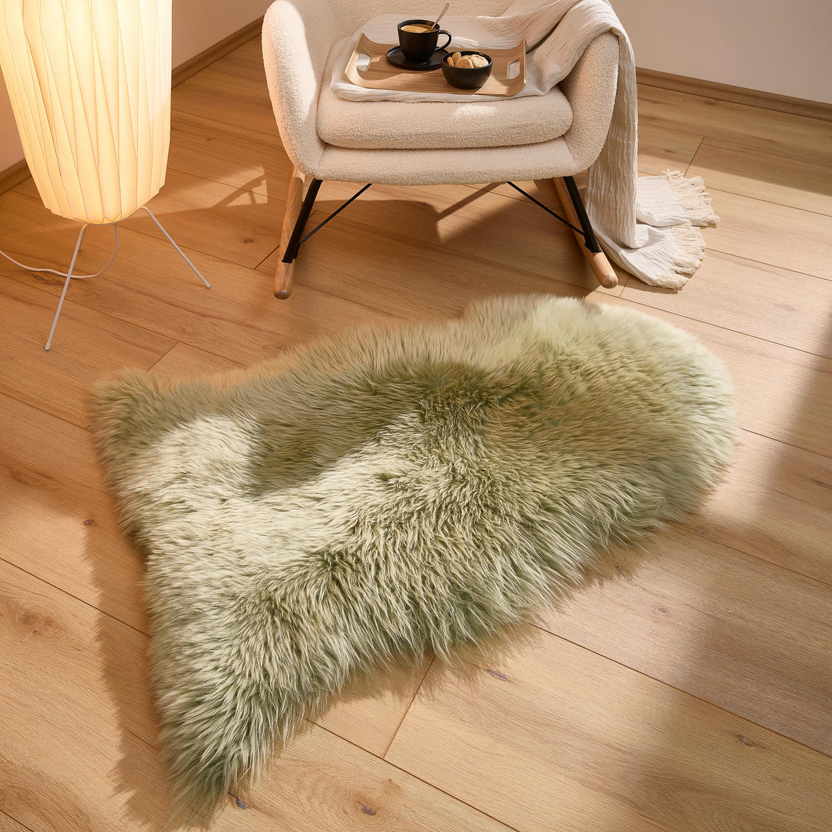 BIRKABŐR - zöld, Trend, szőrme (60/90cm) - Linea Natura