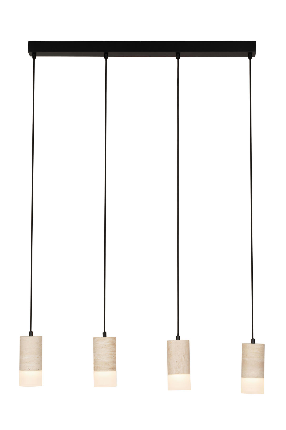 LED-HÄNGELEUCHTE 86/8/150 cm  - Pinienfarben, Design, Kunststoff/Stein (86/8/150cm) - Dieter Knoll