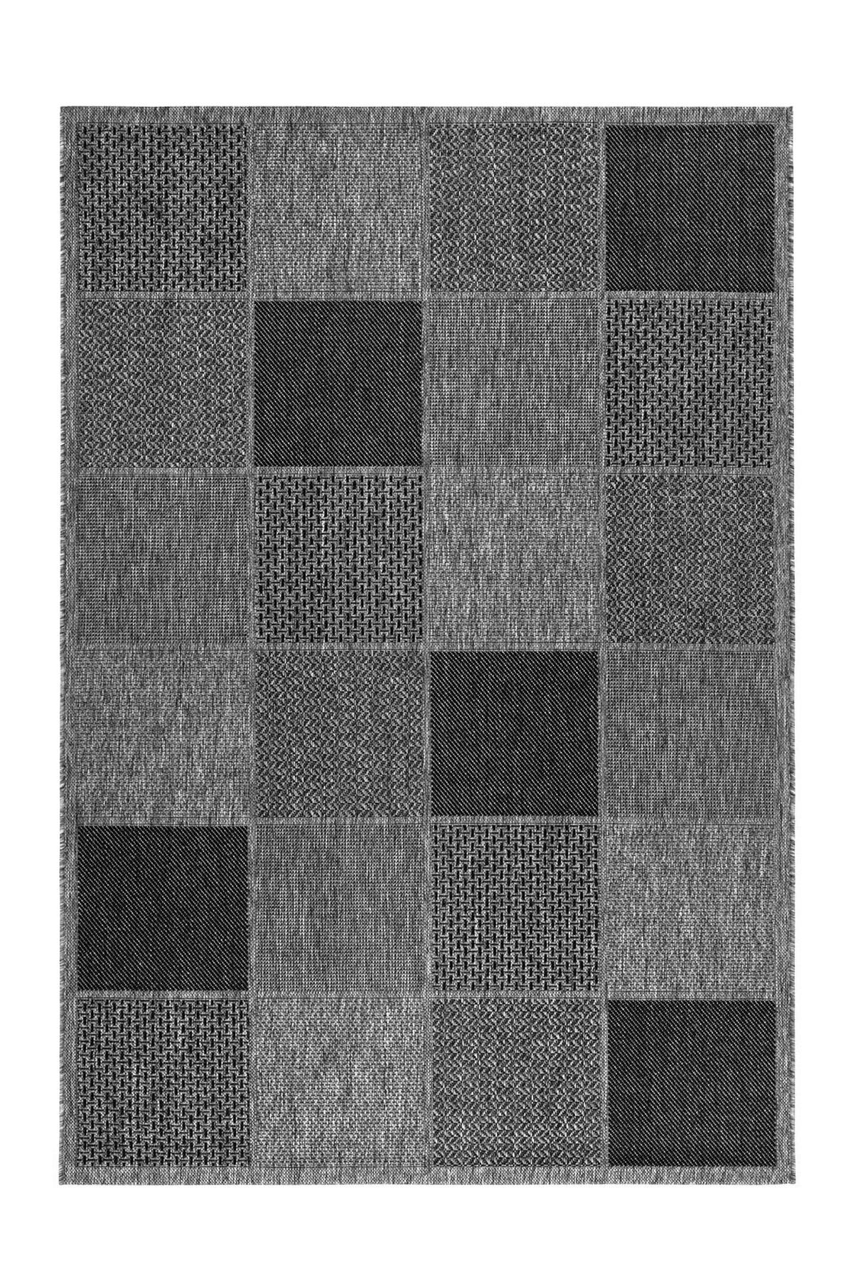 FLACHWEBETEPPICH 80/150 cm Indonesia - Sulawesi Silber Grau  - Grau, KONVENTIONELL, Textil (80/150cm)
