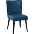 STUHL in Holz, Textil Petrol, Dunkelbraun - Dunkelbraun/Petrol, Design, Holz/Textil (53/92/61cm) - Ambia Home STUHL in Holz, Textil Petrol, Dunkelbraun - Dunkelbraun/Petrol, Design, Holz/Textil (53/92/61cm) - Ambia Home