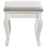 HOCKER Webstoff Kiefer massiv Grau, Weiß - Weiß/Grau, LIFESTYLE, Holz/Textil (40/45/30cm) - Carryhome