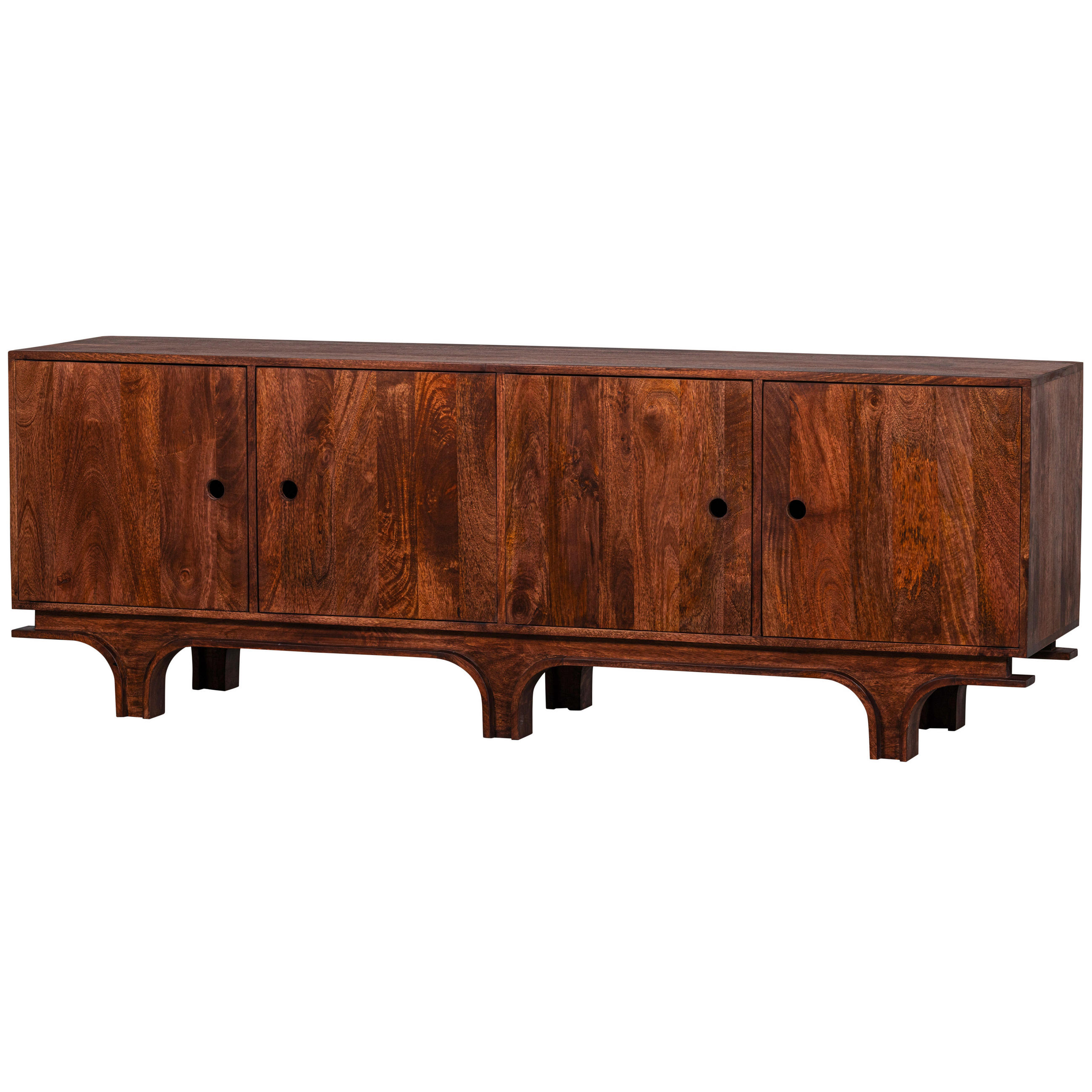 SIDEBOARD 200/70/45 cm  - Walnussfarben, Design, Holz (200/70/45cm) - Livetastic