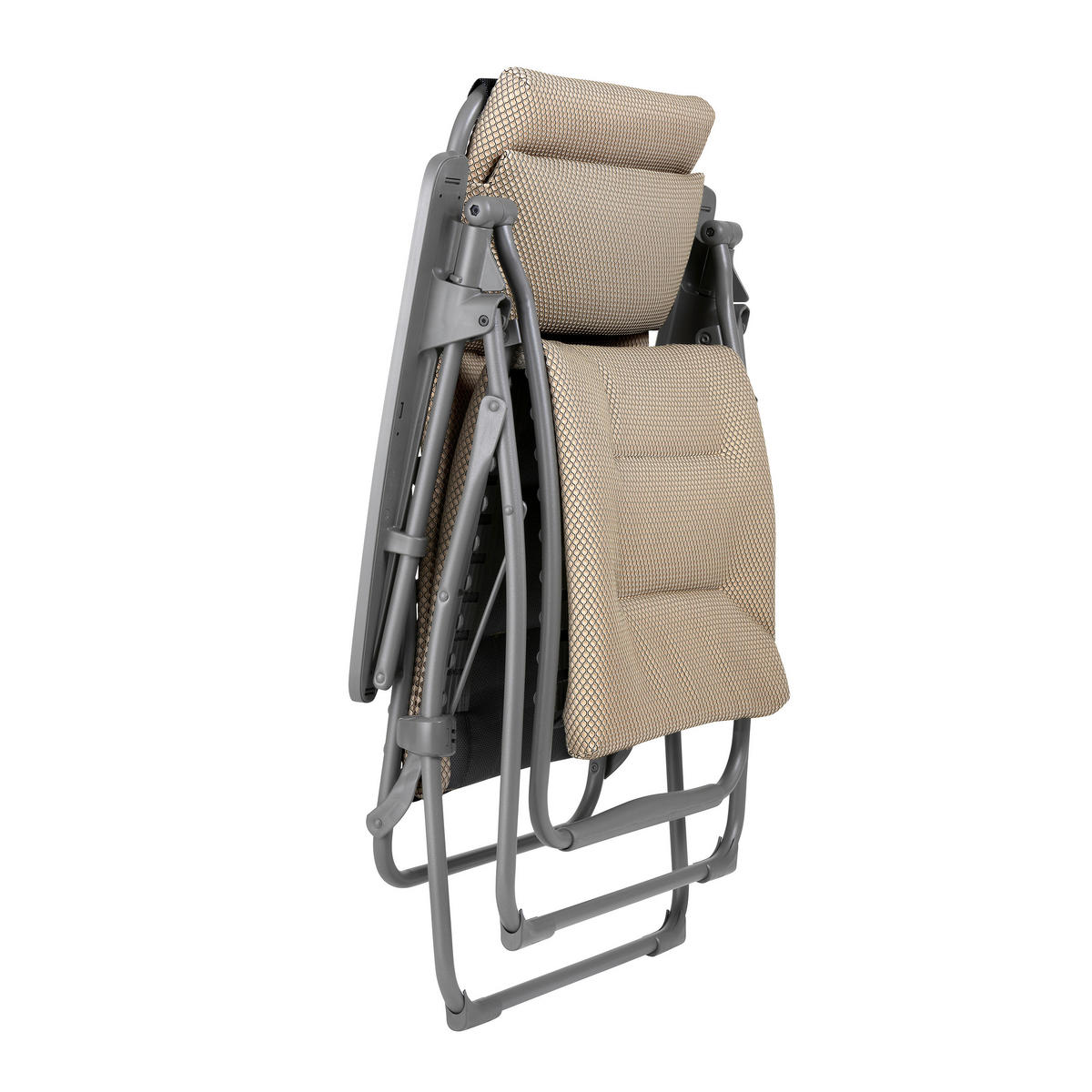 GARTEN-RELAXSESSEL Stahl  - Titanfarben/Mokka, Basics, Kunststoff/Textil (71/115/88cm) - Lafuma Mobilier