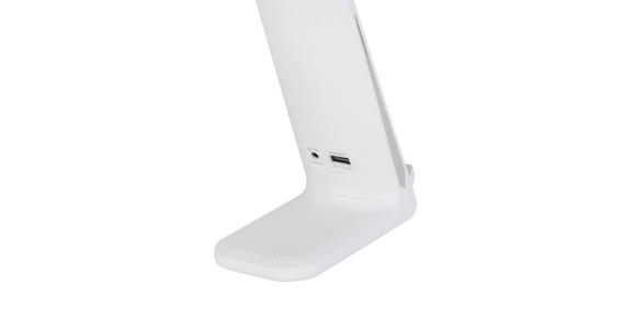 LED-SCHREIBTISCHLEUCHTE 6,5/13/48 cm - Weiß, Basics, Kunststoff (6,5/13/48cm) - Novel