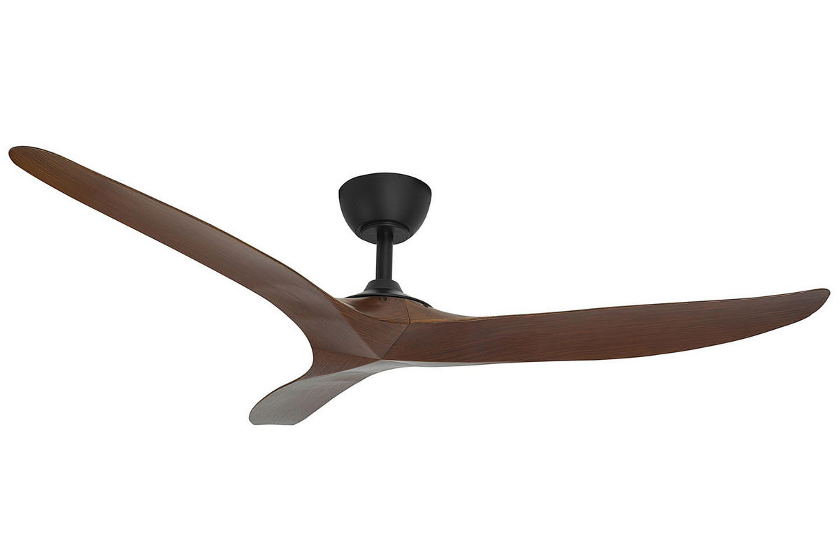 VENTILATOR STROPNI  crna   svijetlo smeđa   - svijetlo smeđa/crna, Basics, metal/plastika (137cm) - Mican