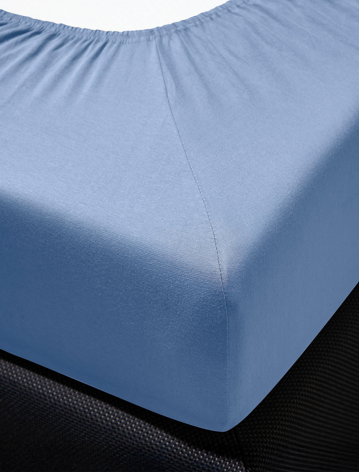 SPANNBETTTUCH Jersey 150/200 cm  - Hellblau, KONVENTIONELL, Textil (150/200cm) - Irisette