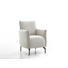 SESSEL Flachgewebe Creme - Creme/Schwarz, Design, Textil (78/87/79cm) - Koinor
