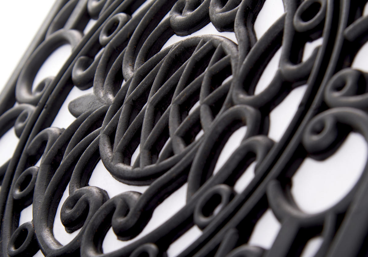 FUßMATTE 45/75 cm  - Schwarz, Basics, Kunststoff (45/75cm) - Hanse Home