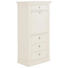 SEKRETÄR in Creme - Silberfarben/Creme, LIFESTYLE, Holz/Metall (68/142/42cm) - Selva SEKRETÄR in Creme - Silberfarben/Creme, LIFESTYLE, Holz/Metall (68/142/42cm) - Selva