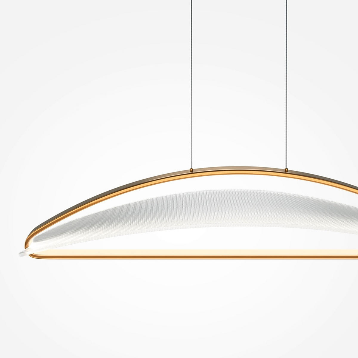 PENDELLEUCHTE 103/25/45 cm    - Messingfarben, Modern, Metall (103/25/45cm) - MAYTONI