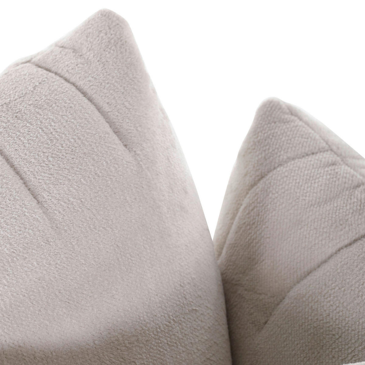 HÖRNSOFFA i plysch beige  - beige/svart, Klassisk, textil/plast (170/270cm) - MID.YOU
