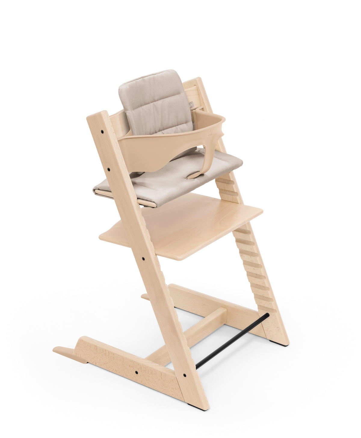 HOCHSTUHLEINLAGE  - Beige, Basics, Textil (41cm) - Stokke