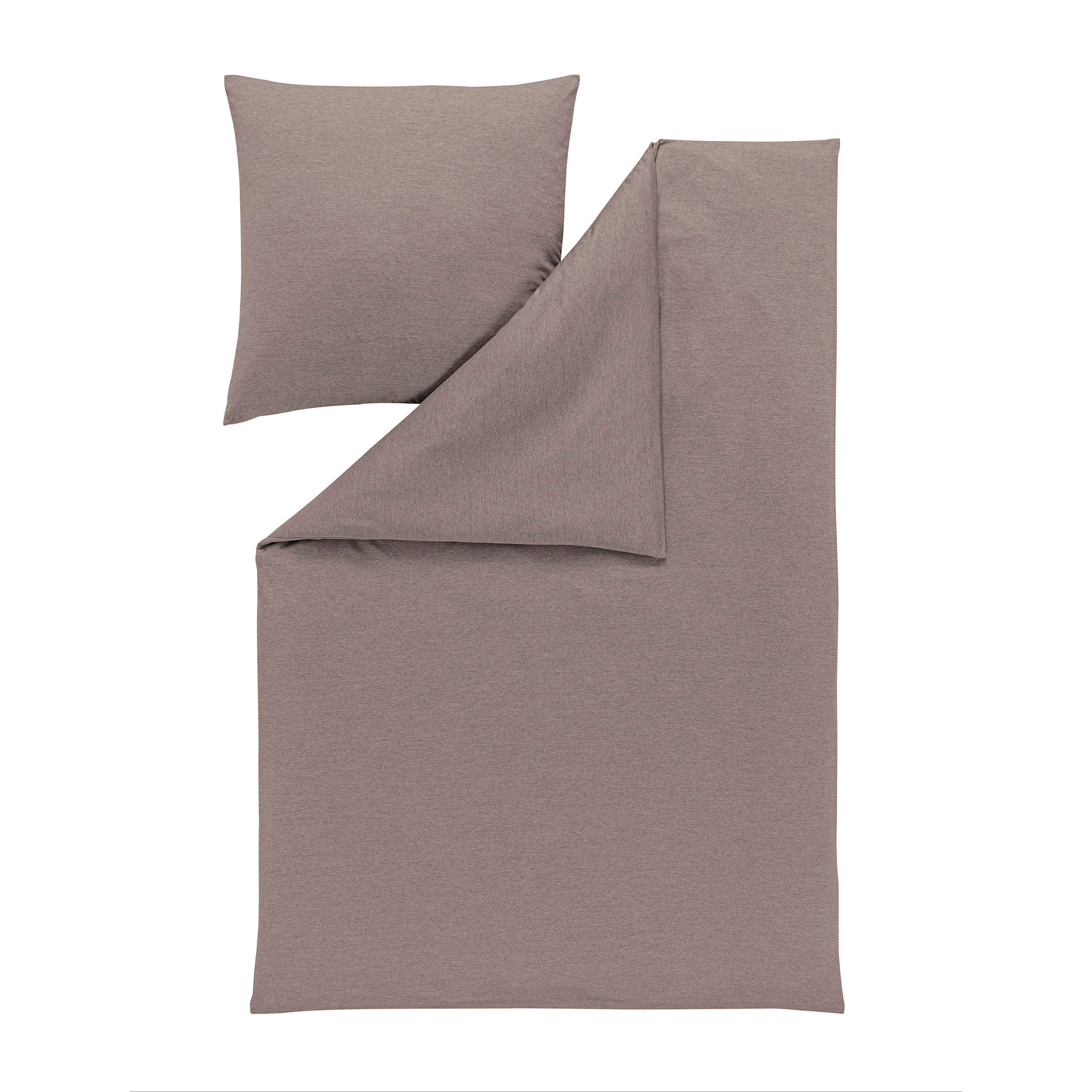 BETTWÄSCHE Atelier Interlock-Jersey 155/200 cm - Taupe, Design, Textil (155/200cm) - Estella