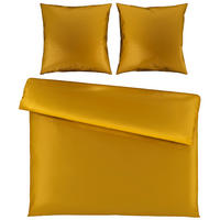 BETTWÄSCHE Segesta Satin 200/200 cm  - Goldfarben, MODERN, Textil (200/200cm) - Novel