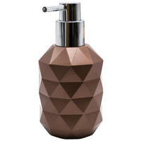 SEIFENSPENDER Kunststoff  - Chromfarben/Dunkelbraun, Basics, Kunststoff (7,5/16/7,5cm)