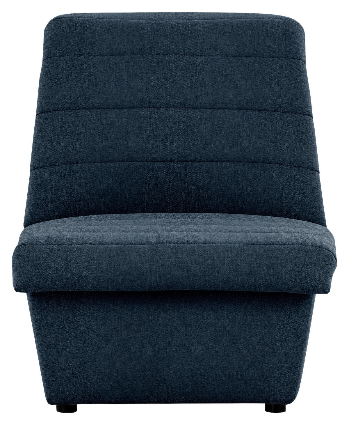 SESSEL in Webstoff Dunkelblau  - Schwarz/Dunkelblau, Design, Kunststoff/Textil (72/92/103cm) - LOOKS by W.Joop
