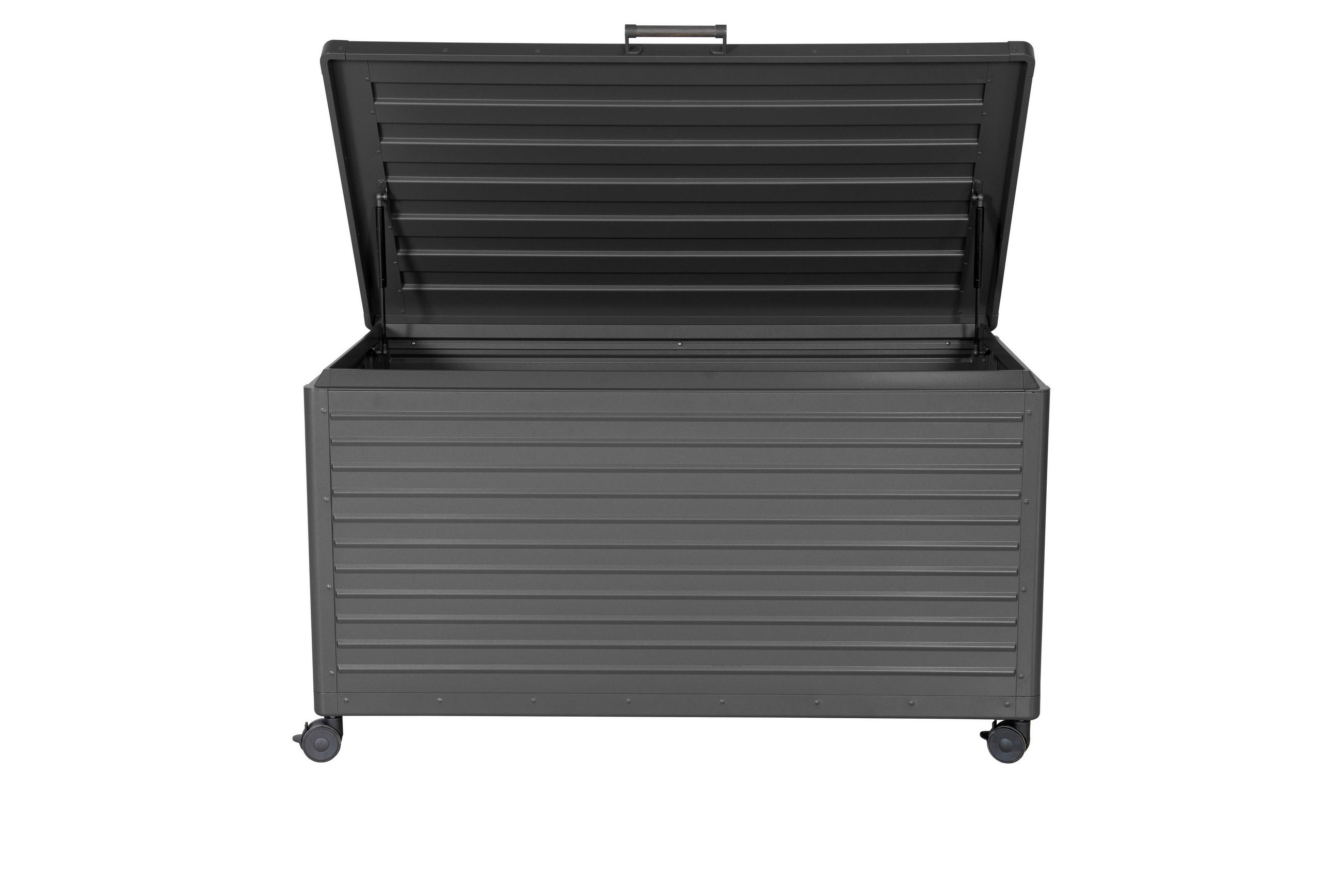 KISSENBOX 188/89,4/70 cm  - Anthrazit, MODERN, Metall (188/89,4/70cm) - Gardenson