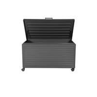 BEDNA NA POLŠTÁŘE   - antracitová, Moderní, kov (141,6/72/70cm) - Gardenson