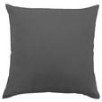 KISSENHÜLLE 40/40 cm  - Dunkelgrau/Weiß, Basics, Textil (40/40cm) - Novel